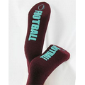 Wine Adult XL Ankle Length Comfort Slipper Socks